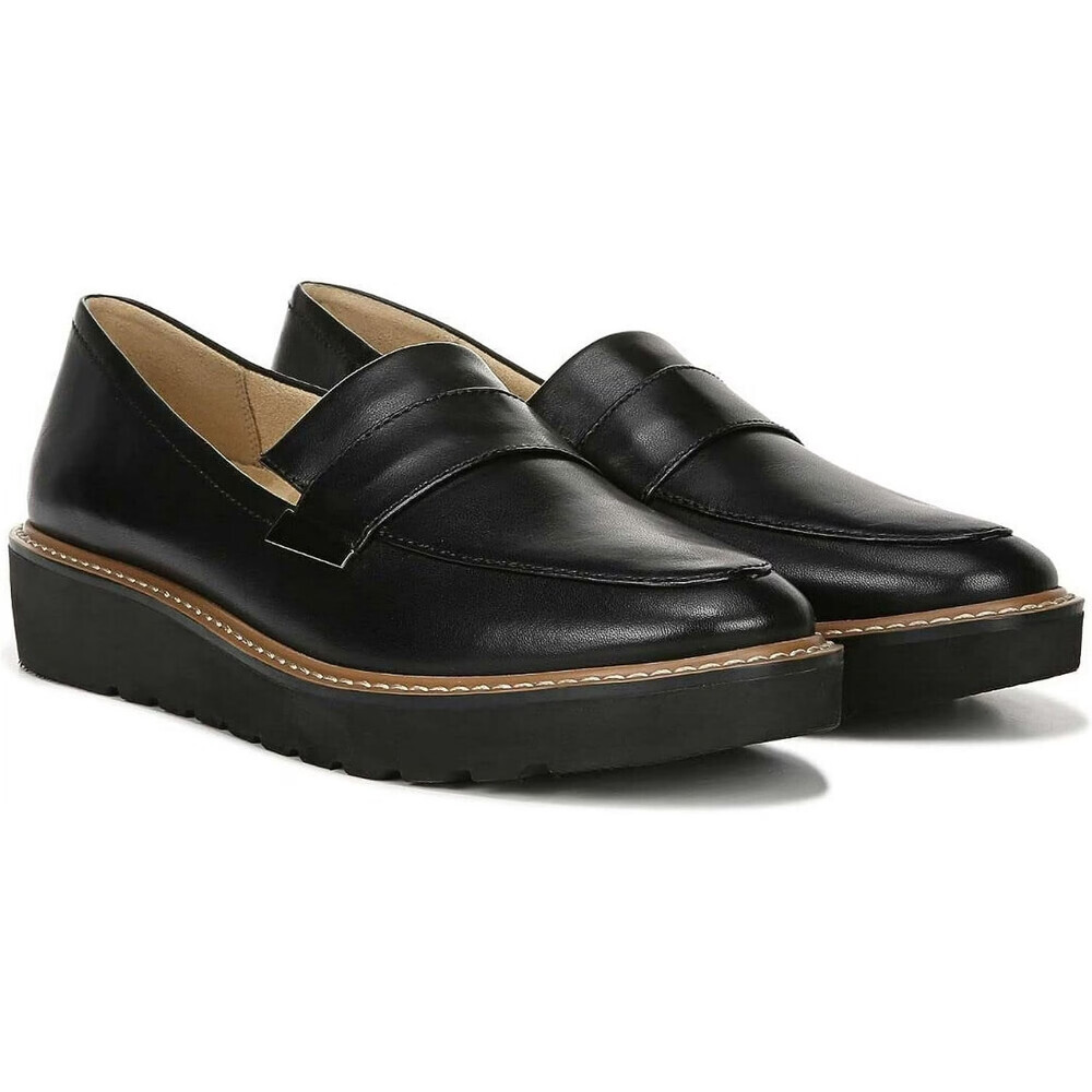 Naturalizer Adiline G5143L2002 Loafer Women's 11 N Black Leather Slip On HAWK449